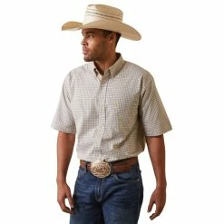 Men's Ariat Pro Series Kamdyn Classic Fit Short Sleeve Shirt - 10043640 7 Men's Ariat Pro Series Kamdyn Classic Fit Short Sleeve Shirt - 10043640 -Nigro's Western Store 10043640 front