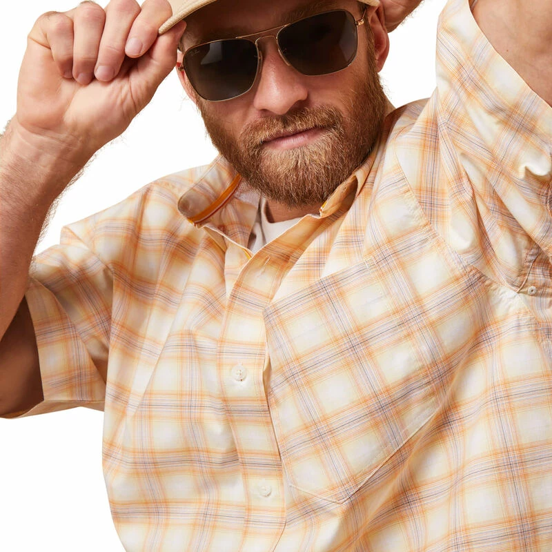 Men's Ariat Pro Series Koa Classic Fit Short Sleeve Shirt - 10043641 Nigro's Western Store #1 Men's Ariat Pro Series Koa Classic Fit Short Sleeve Shirt - 10043641 -Nigro's Western Store 10043641 01