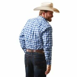 Men's Ariat Pro Series Lex Fitted Shirt - 10043800 5 Men's Ariat Pro Series Lex Fitted Shirt - 10043800 -Nigro's Western Store 10043800 back