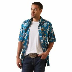 Nigro's Western Store #1 Men's Ariat Keon Classic Fit Shirt - 10043867 -Nigro's Western Store 10043867 front