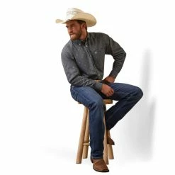 Nigro's Western Store #1 Men's Ariat Wrinkle Free Faraz Classic Fit Long Sleeve Shirt - 10043879 -Nigro's Western Store 10043879 full