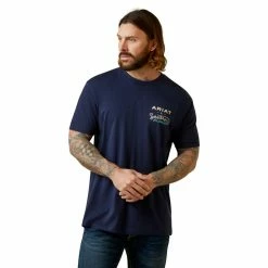 Nigro's Western Store #1 Men's Ariat Surf Boar Western Aloha T-Shirt - 10044014