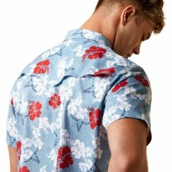 Nigro's Western Store #1 Men's Ariat VentTek Western Aloha Fitted Shirt - 10044015 -Nigro's Western Store 10044015 01