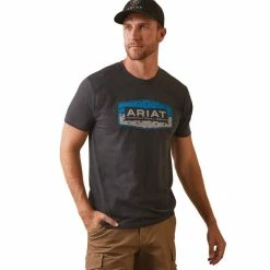 Men's Ariat Floral Block T-Shirt - 10044762