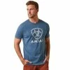 Men's Ariat Steel Bar Logo T-Shirt - 10044782