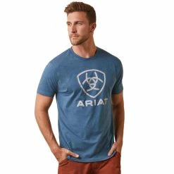 Men's Ariat Steel Bar Logo T-Shirt - 10044782