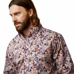 Nigro's Western Store #1 Men's Ariat Monte Fitted Shirt - 10044881 2 Nigro's Western Store #1 Men's Ariat Monte Fitted Shirt - 10044881 -Nigro's Western Store 10044881 01