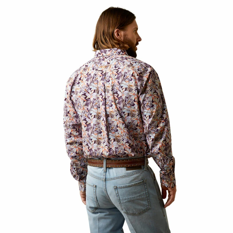 Men's Ariat Monte Fitted Shirt - 10044881 Nigro's Western Store #1 Men's Ariat Monte Fitted Shirt - 10044881 -Nigro's Western Store 10044881 back