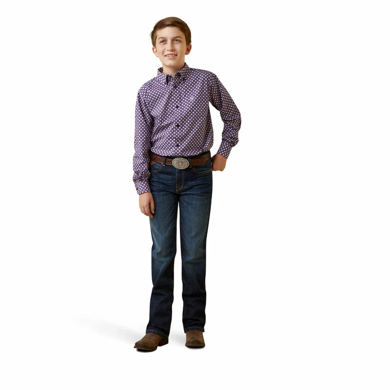 Boys Ariat Misael Classic Fit Shirt - 10044922 Nigro's Western Store #1 Boys Ariat Misael Classic Fit Shirt - 10044922 -Nigro's Western Store 10044922 full
