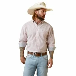 Nigro's Western Store #1 Men's Ariat Wrinkle Free Frederick Classic Fit Shirt - 10045068 3 Nigro's Western Store #1 Men's Ariat Wrinkle Free Frederick Classic Fit Shirt - 10045068 -Nigro's Western Store 10045068 front