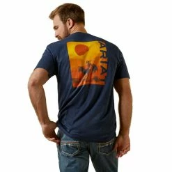 Nigro's Western Store #1 Men's Ariat Mustang Fever T-Shirt - 10045275 -Nigro's Western Store 10045275 back