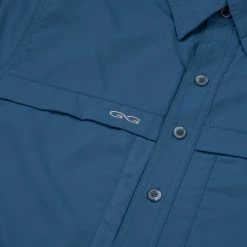 GameGuard Outdoors Men's GameGuard Slate MicroFiber Shirt - 1023:SLT -Nigro's Western Store 1023SLT DETAIL 2000x 3063a292 a88d 4056 bf25 2fbfa9f2bf0f