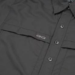 Men's GameGuard Outdoors GunMetal MicroFiber Long Sleeve Shirt - 1024:GUN 2 Men's GameGuard Outdoors GunMetal MicroFiber Long Sleeve Shirt - 1024:GUN -Nigro's Western Store 1024GUN DETAIL 2000x 1f2dfe3b efba 4b0c b4fc 43f3d9168634