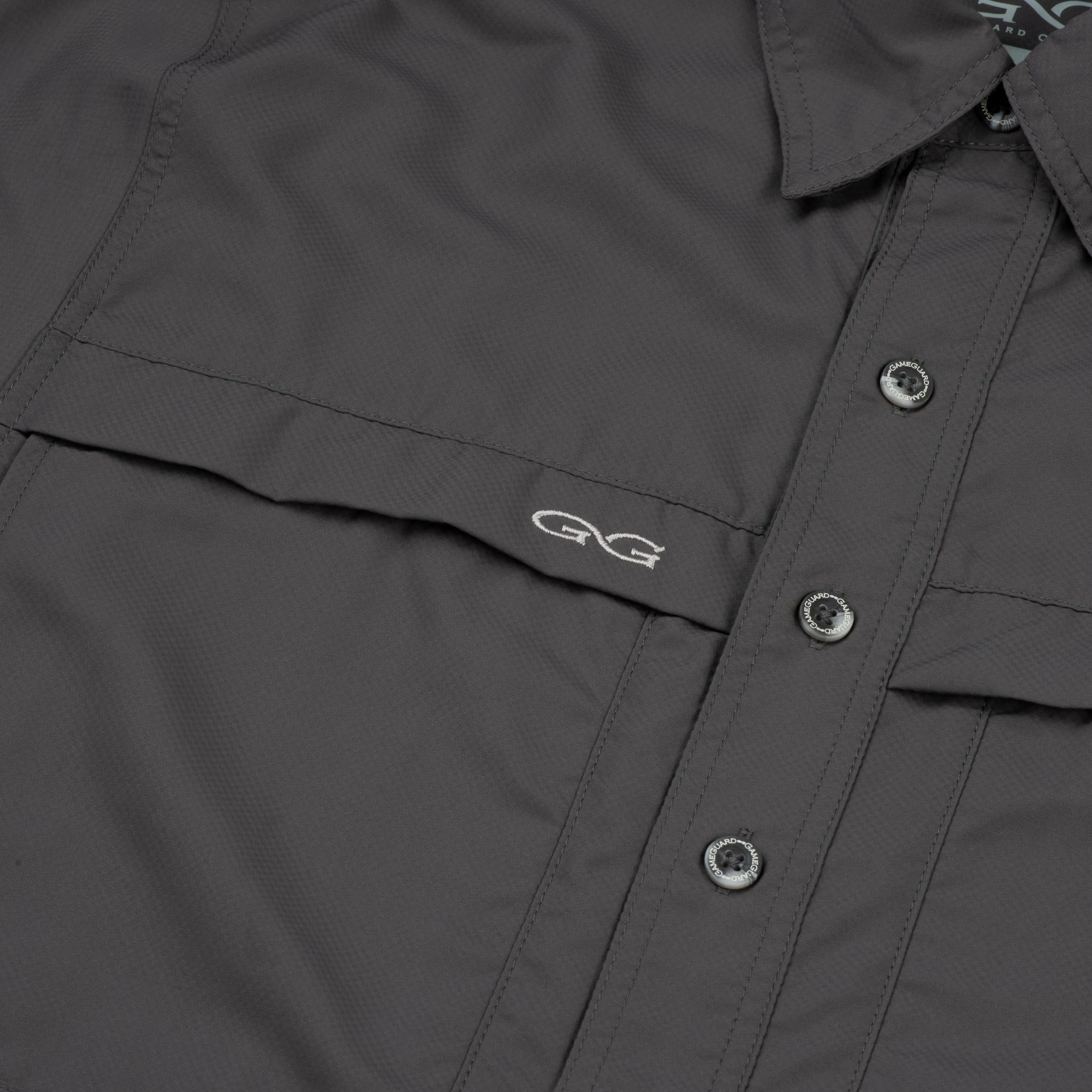 Men's GameGuard Outdoors GunMetal MicroFiber Long Sleeve Shirt - 1024:GUN Men's GameGuard Outdoors GunMetal MicroFiber Long Sleeve Shirt - 1024:GUN -Nigro's Western Store 1024GUN DETAIL 2000x 1f2dfe3b efba 4b0c b4fc 43f3d9168634