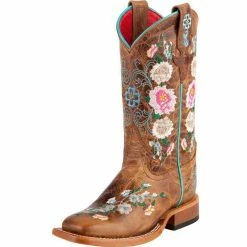 Nigro's Western Store #1 Macie Bean Girls Honey Bunch Square Toe Boots - MK9012