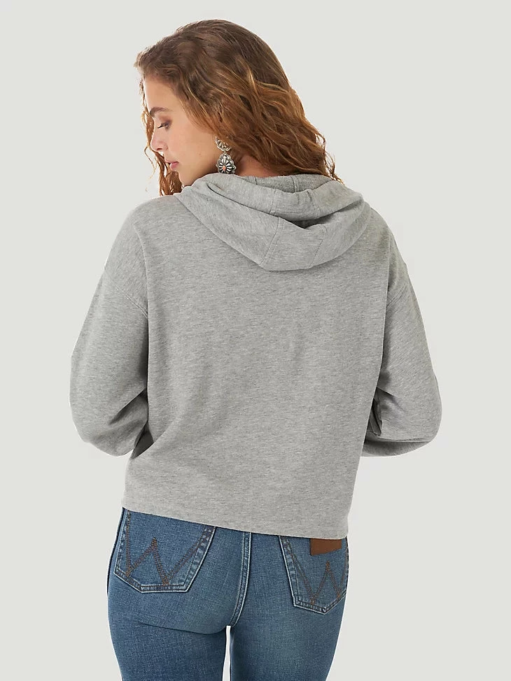 Ladies Wrangler Retro Southwestern Cropped Pullover Hoodie - 112317351 3 Ladies Wrangler Retro Southwestern Cropped Pullover Hoodie - 112317351 - Image 3
