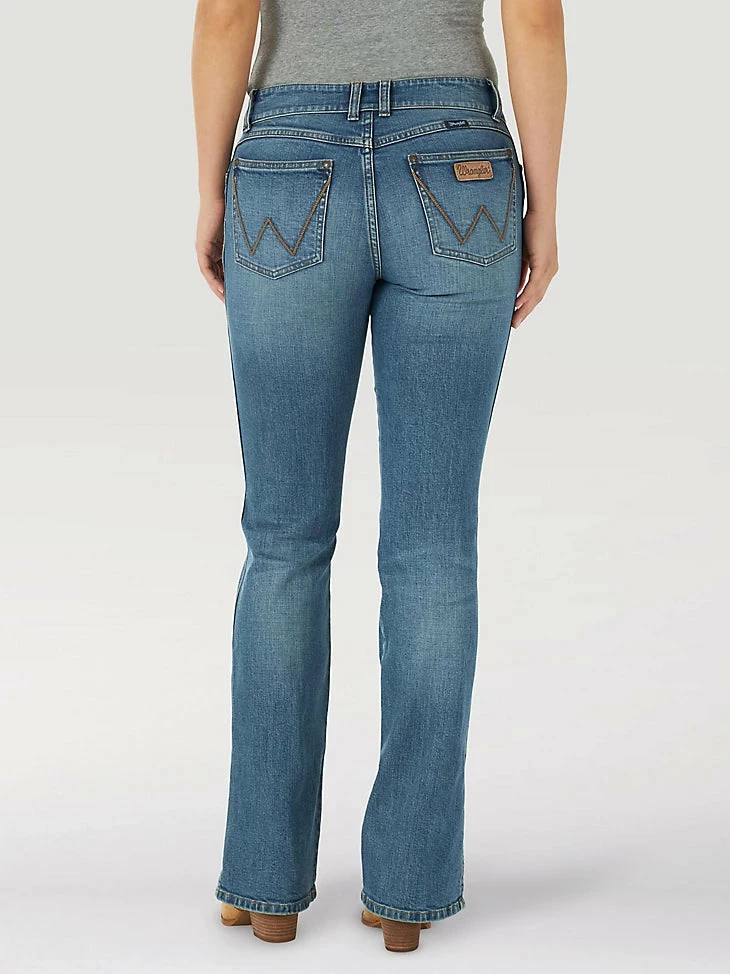 WOMEN'S WRANGLER RETRO® MAE SIDE SLIT BOOTCUT JEAN IN RILEY - 2317793 4 WOMEN'S WRANGLER RETRO® MAE SIDE SLIT BOOTCUT JEAN IN RILEY - 2317793 - Image 4