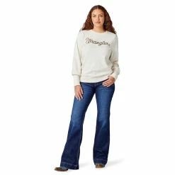 Ladies Wrangler Retro Western Vintage Pullover - 112321387