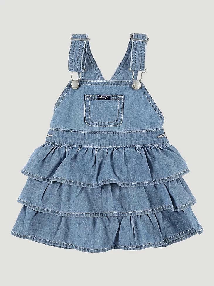 Nigro's Western Store #1 Little Girls Wrangler Ruffle Denim Skirtall - 112328281 1 Nigro's Western Store #1 Little Girls Wrangler Ruffle Denim Skirtall - 112328281