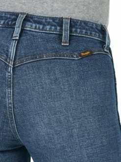 Ladies Wrangler Retro Green Jean High Rise Trumpet Flare - 11MPFJW -Nigro's Western Store 11MPFJW BD01 RWBD PRD