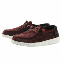 Hey Dude Shoes Ladies Hey Dudes Wendy Scarlett Leopard - 121416848 - FINAL SALE