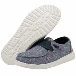 Hey Dude Shoes Ladies Hey Dude Wendy Flora Iris Blue - 122162727 - FINAL SALE -Nigro's Western Store 122162727 2