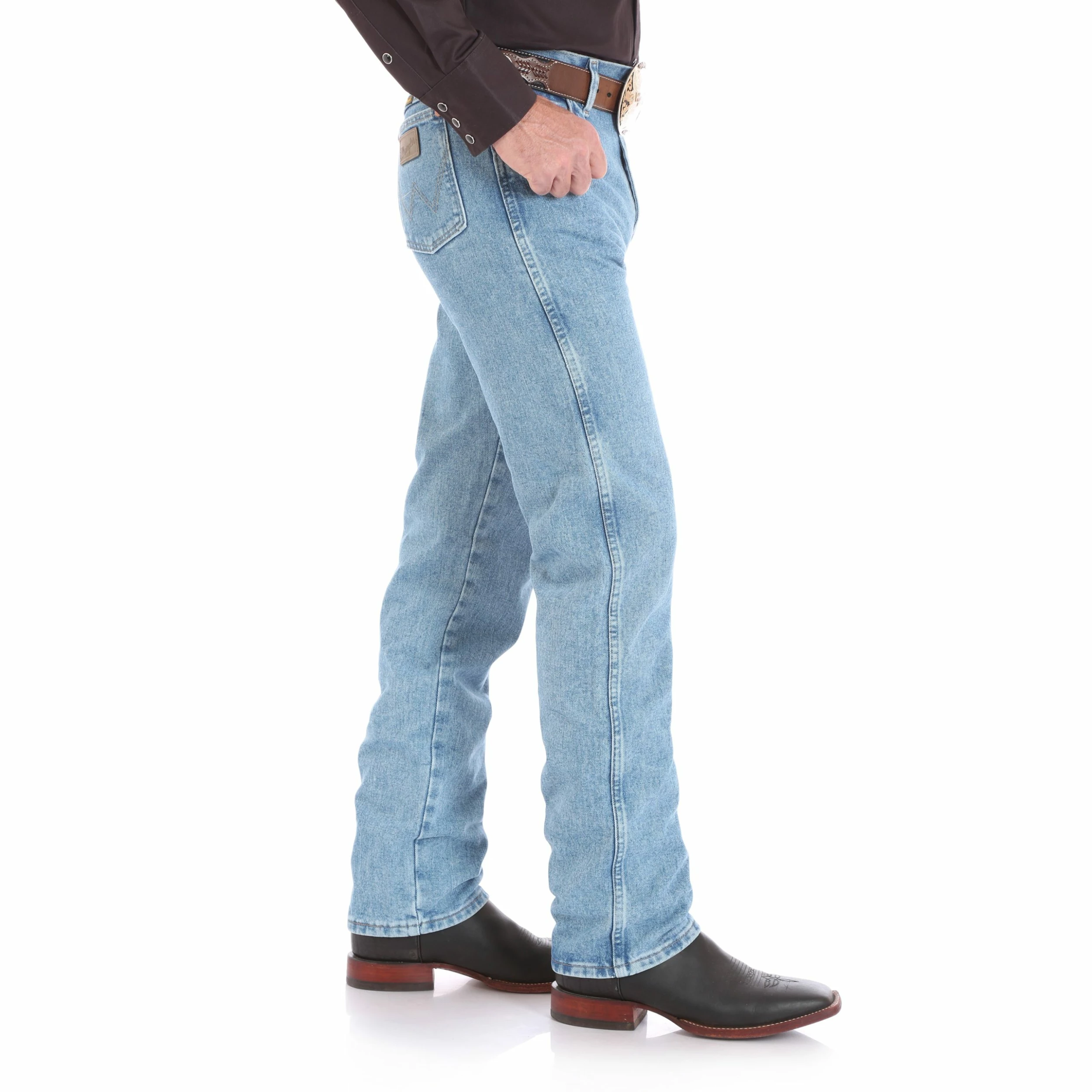 Men's Wrangler Cowboy Cut Original Fit Antique Wash 13MWZAW 2 Men's Wrangler Cowboy Cut Original Fit Antique Wash 13MWZAW - Image 2