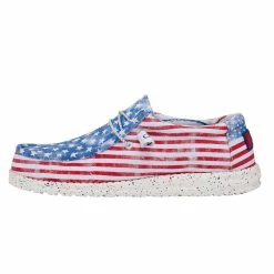 Men's Hey Dude Wally Patriotic Stars And Stripes - 40001-9C8 11 Men's Hey Dude Wally Patriotic Stars And Stripes - 40001-9C8 -Nigro's Western Store 150202699 WALLY STARS N STRIPES 1