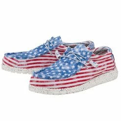 Men's Hey Dude Wally Patriotic Stars And Stripes - 40001-9C8