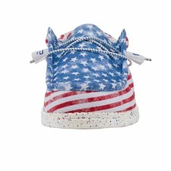 Men's Hey Dude Wally Patriotic Stars And Stripes - 40001-9C8 10 Men's Hey Dude Wally Patriotic Stars And Stripes - 40001-9C8 -Nigro's Western Store 150202699 WALLY STARS N STRIPES 4