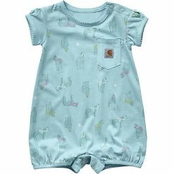 Baby Carhartt Short Sleeve Horse Romper