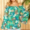 Nigro's Western Store #1 Ladies Emily Wonder Off The Shoulder Floral Top - 18396