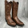 Men's Old West Brown Cowboy Boot - TBM3012