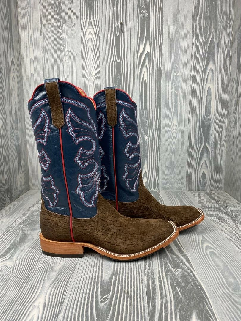 Men's Rios of Mercedes Chocolate Hippo with 13" Regal Kidskin Tops Men's Rios Of Mercedes Chocolate Hippo With 13" Regal Kidskin Tops -Nigro's Western Store 2