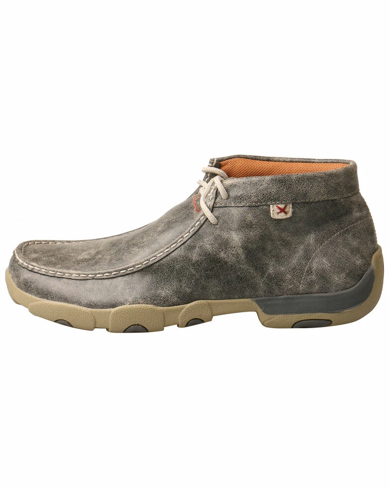 Men's Twisted X Grey Driving Mocs - MDM0072 5 Men's Twisted X Grey Driving Mocs - MDM0072 - Image 5