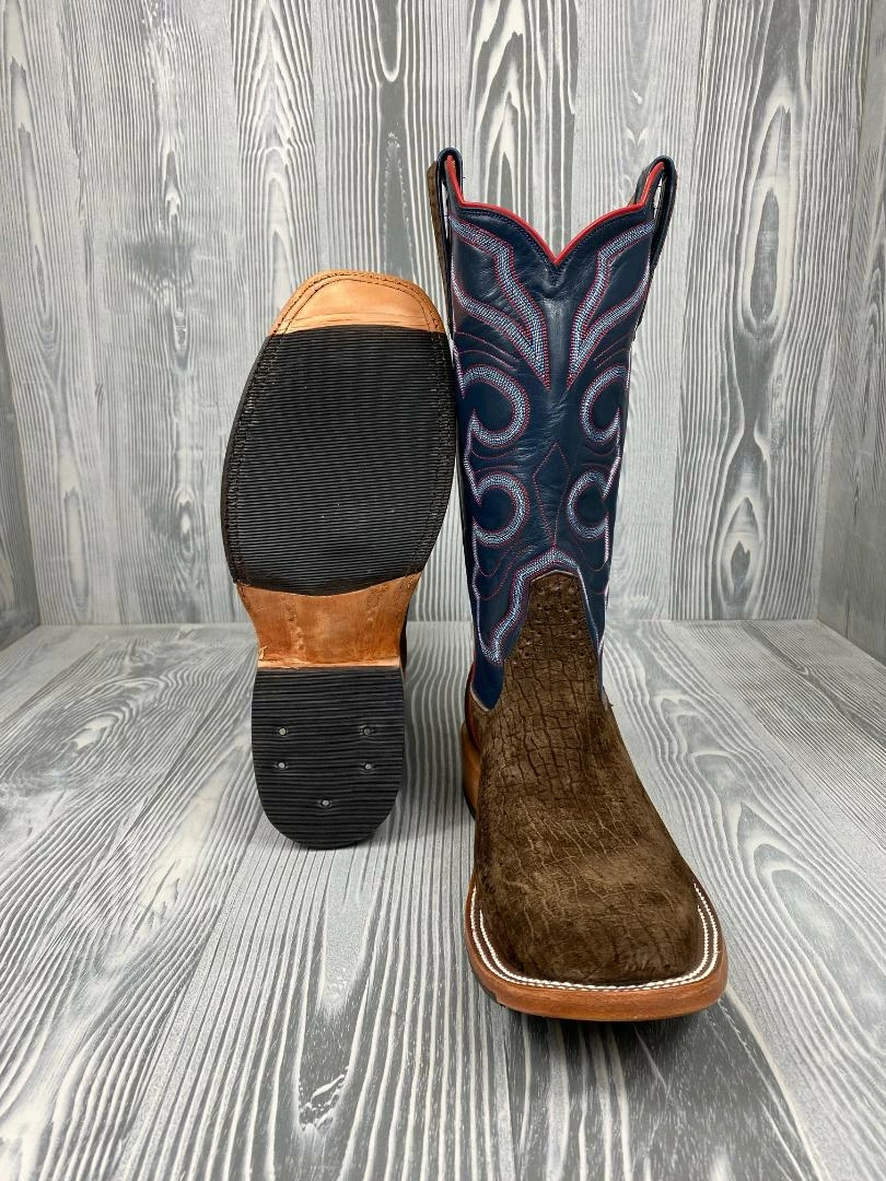 Men's Rios of Mercedes Chocolate Hippo with 13" Regal Kidskin Tops Men's Rios Of Mercedes Chocolate Hippo With 13" Regal Kidskin Tops -Nigro's Western Store 3