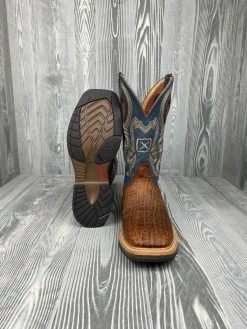 Men's Twisted X Soft Toe Distressed Saddle With 12" Peacock Top - MHM0022 -Nigro's Western Store 3 8b20f278 d192 4823 a930 ea7a38c831ef