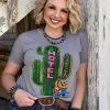 Nigro's Western Store #1 Ladies Texas True Threads Siesta Motel Cactus Scene T-Shirt
