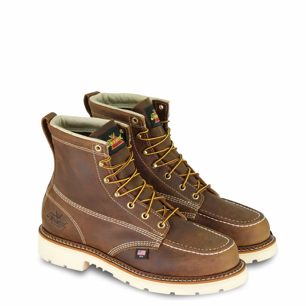 Thorogood 804-4375 6" Moc Toe-Steel Toe Thorogood Boots Thorogood 804-4375 6" Moc Toe-Steel Toe -Nigro's Western Store 804 4375 1