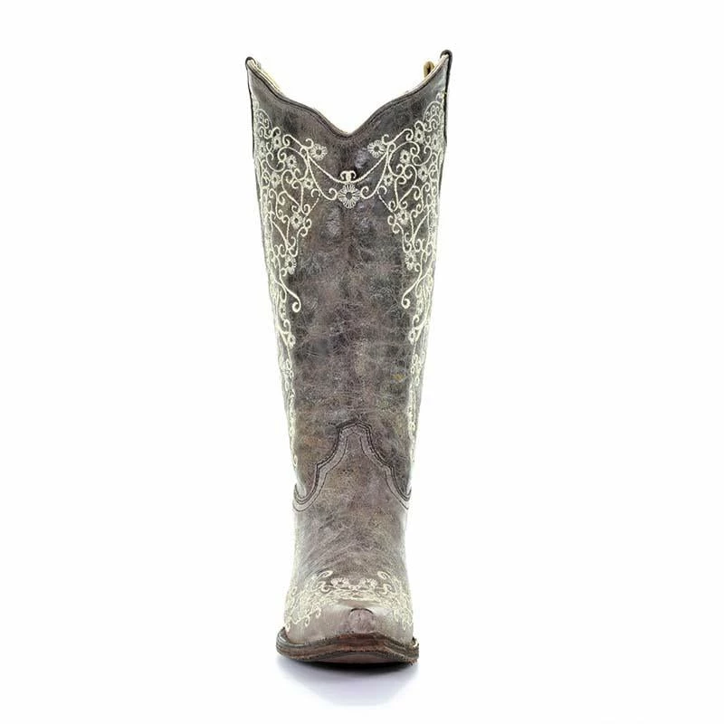 Ladies Corral Brown Crater Bone Embroidery Boot - A1094 Ladies Corral Brown Crater Bone Embroidery Boot - A1094 -Nigro's Western Store A1094F 2000x b147c2c8 3639 40c1 acba 0d2dbb6adede