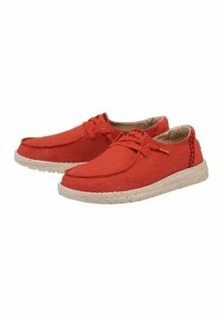 Ladies Hey Dude Wendy Inca Poppy Red - 121417123