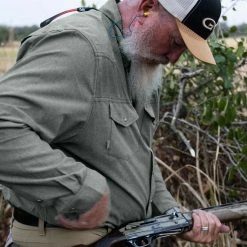 GameGuard Outdoors Men's GameGuard Agave Long Sleeve Pearl Snap Shirt - 1063:HAGV