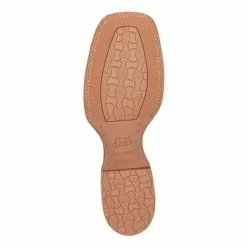 Men's Justin Carsen Camel Cowhide Wide Square Toe Western Boot - CJ2030 -Nigro's Western Store CJ2030 4