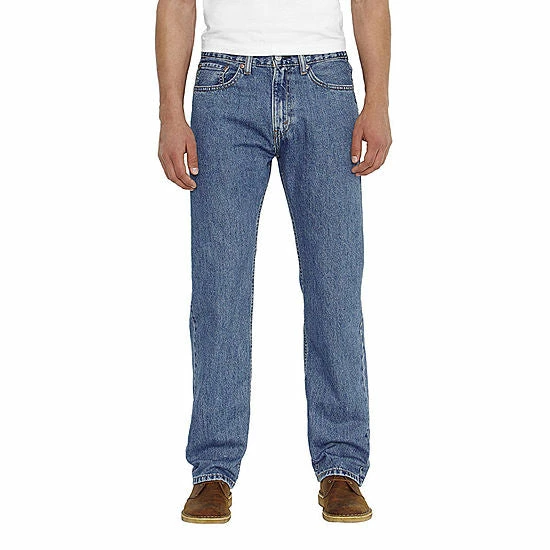 Levi Jeans Men's 505 Regular Fit Jean- Zipper Fly-Medium Stone Wash - 00505-4891 1 Levi Jeans Men's 505 Regular Fit Jean- Zipper Fly-Medium Stone Wash - 00505-4891