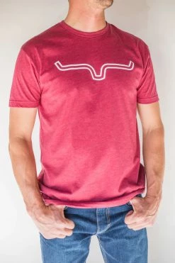 Men's Kimes Ranch Outlier Tee - Assorted Colors -Nigro's Western Store ET MensOutlierTee Cardinal4 720x fe1528f0 8c7b 4fb0 810a 1a441bfb8557