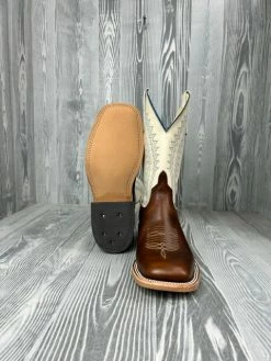 Men's Anderson Bean Chocolate Horsebutt With 11" Bone Glove Tops 6 Men's Anderson Bean Chocolate Horsebutt With 11" Bone Glove Tops -Nigro's Western Store IMG 0079