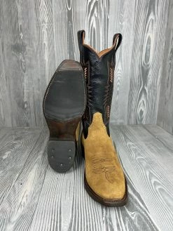 Men's Rios Of Mercedes Sahara Suede With 13" Blue Carbon Milan Tops -Nigro's Western Store IMG 0405