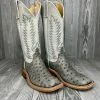Men's Anderson Bean Serpentine Bruciato Full Quill Ostrich With 13" Polar Buffamonte Tops