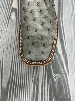 Men's Anderson Bean Serpentine Bruciato Full Quill Ostrich With 13" Polar Buffamonte Tops -Nigro's Western Store IMG 0562