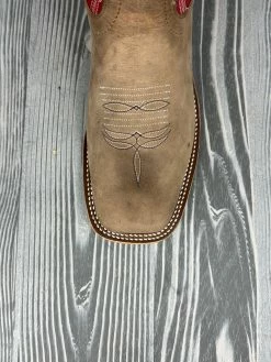 Men's Anderson Bean Sand Angry Elk With 13" Red Glove Tops 7 Men's Anderson Bean Sand Angry Elk With 13" Red Glove Tops -Nigro's Western Store IMG 0733